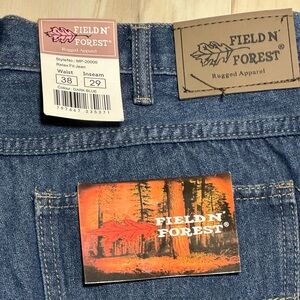 BNWT men’s jeans field and forest 38x29